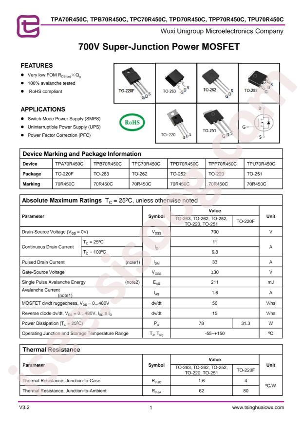 TPD70R450C