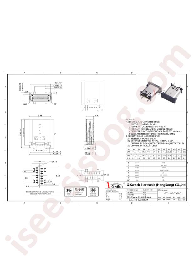 GT-USB-7090C