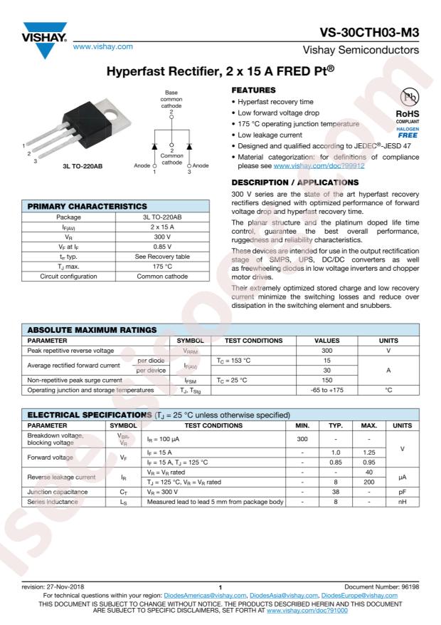 VS-30CTH03PBF
