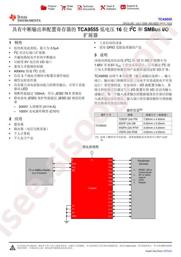TCA9555RGER