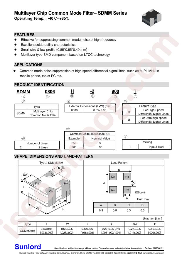 SDMM0806H-2-900T