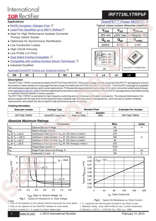 IRF7739L1TRPBF