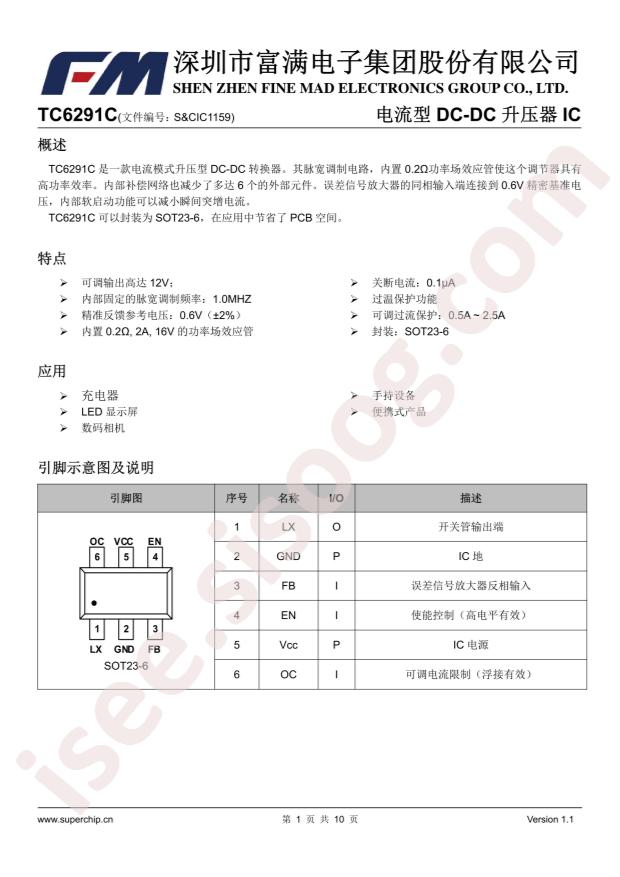 TC6291C