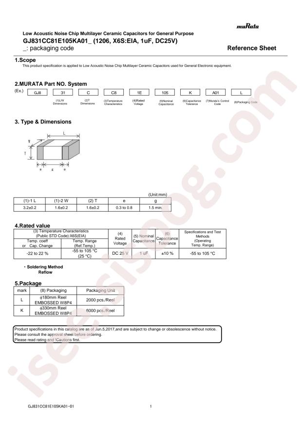 GJ831CC81E105KA01L