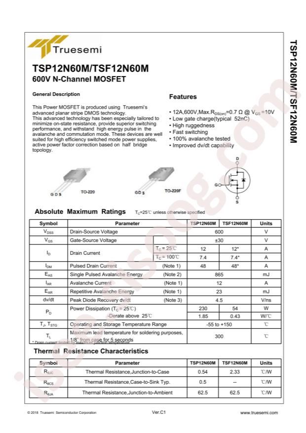 TSF12N60M