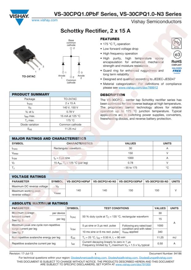 VS-30CPQ150PBF
