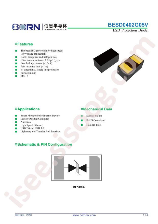 BESD0402G05V
