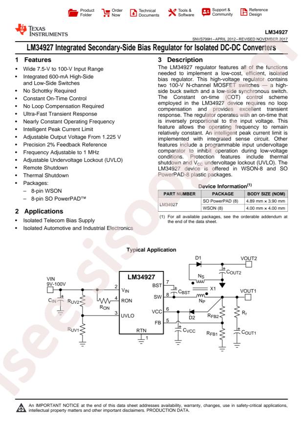 LM34927SD/NOPB