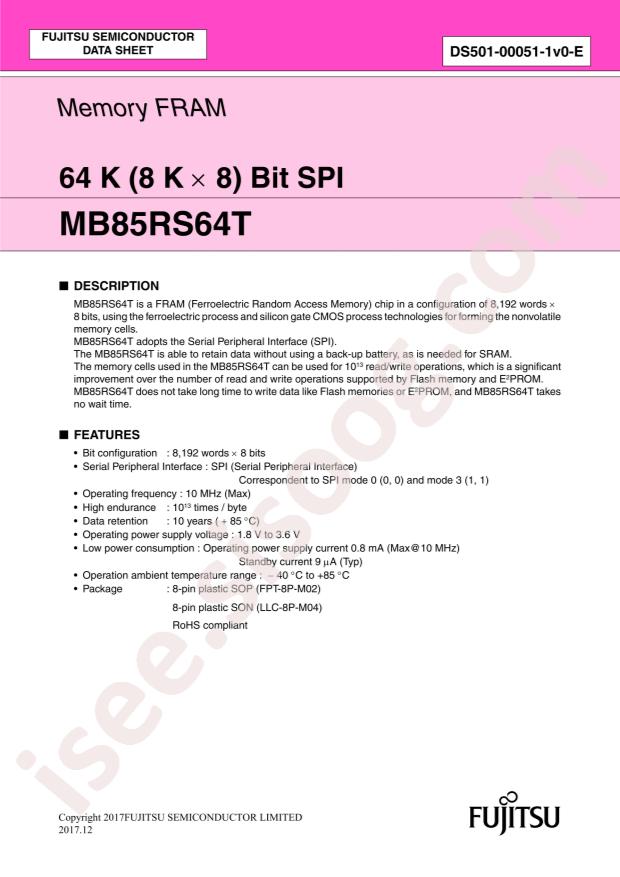 MB85RS64TPNF-G-JNERE2