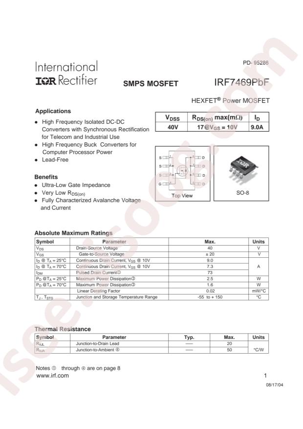 IRF7469TRPBF