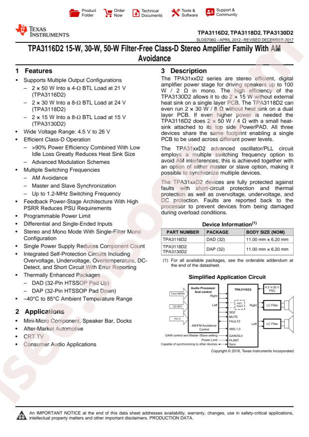 TPA3130D2DAPR