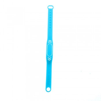 دستبند سیلیکونی RFID - طرح شیائومی (فرکانس 125KHz) - رنگ آبی