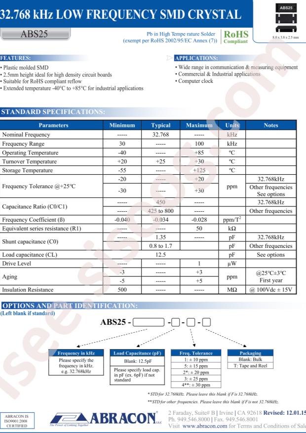 ABS25-32.768KHZ-T