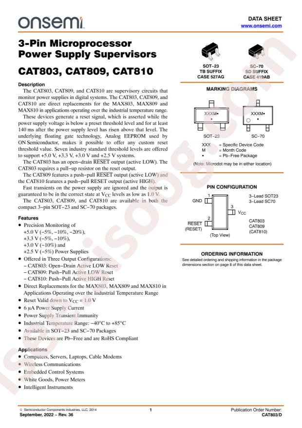 CAT809LTBI-GT3