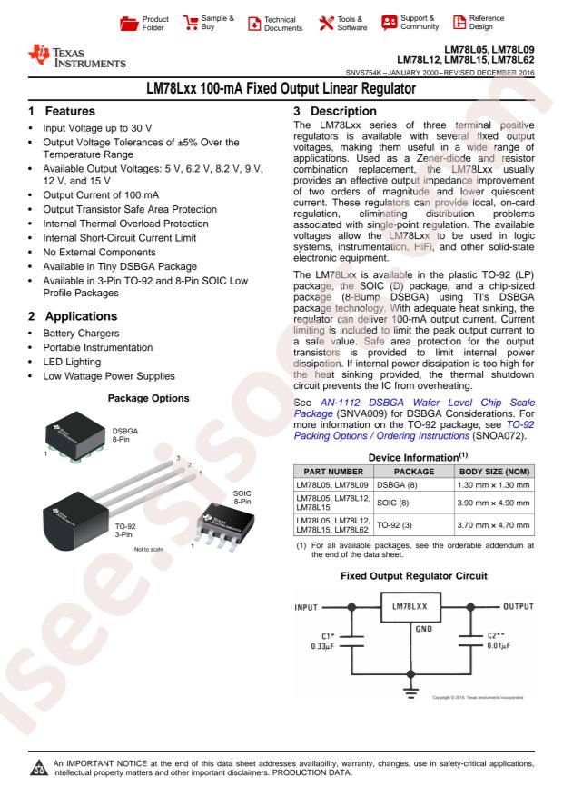 LM78L15ACM/NOPB