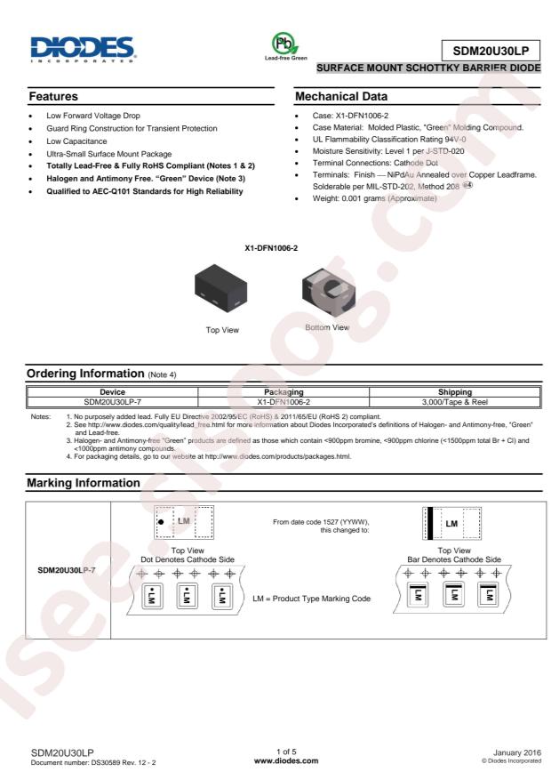 SDM20U30LP-7