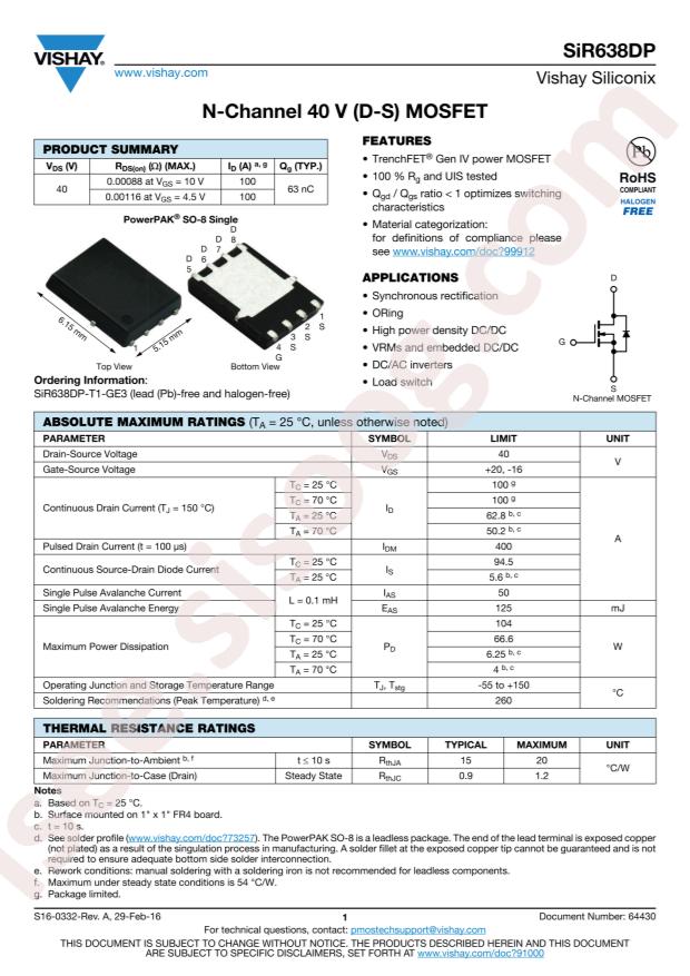 SIR638DP-T1-GE3
