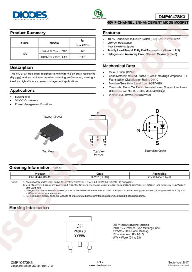 DMP4047SK3-13