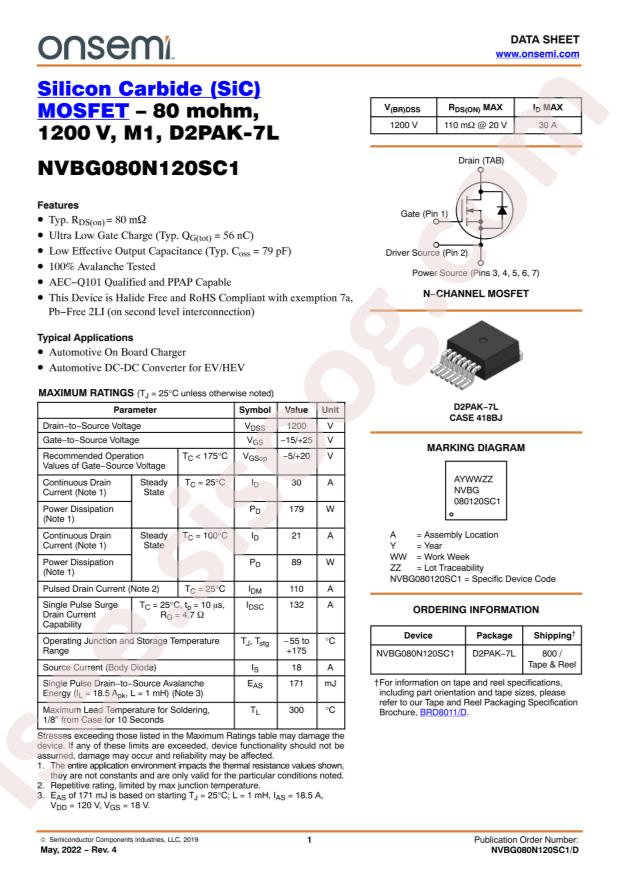 NVBG080N120SC1