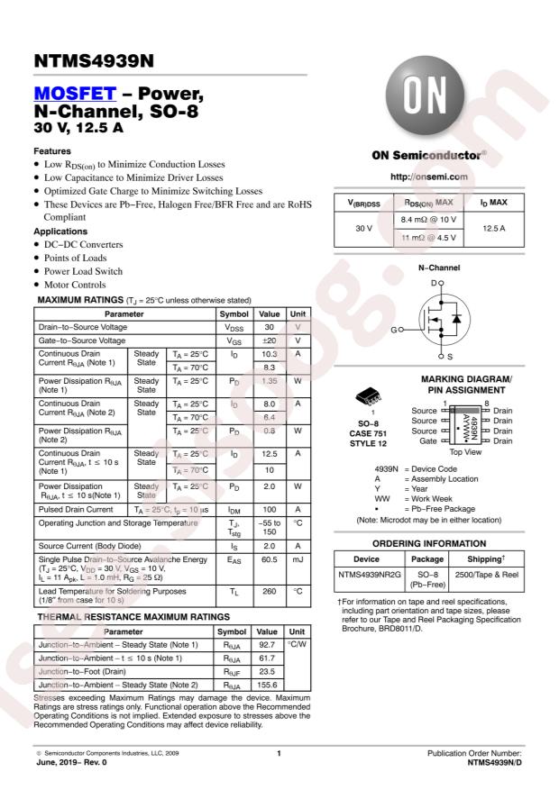 NTMS4939NR2G