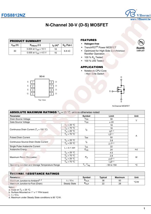 FDS8812NZ-VB