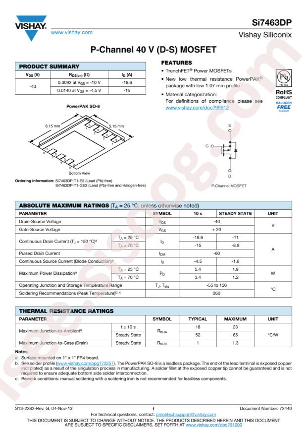 SI7463DP-T1-GE3