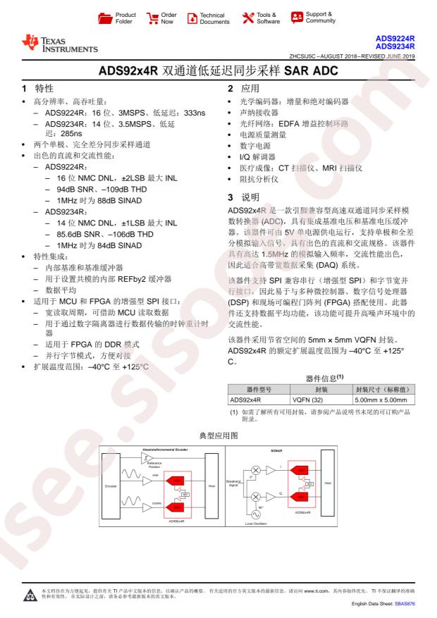 ADS9224RIRHBR