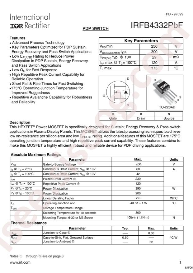 IRFB4332PBF