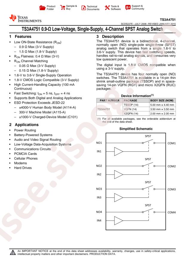 TS3A4751PWR