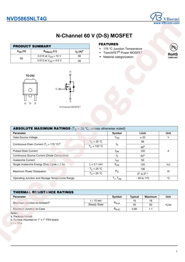 NVD5865NLT4G-VB