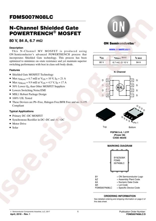 FDMS007N08LC