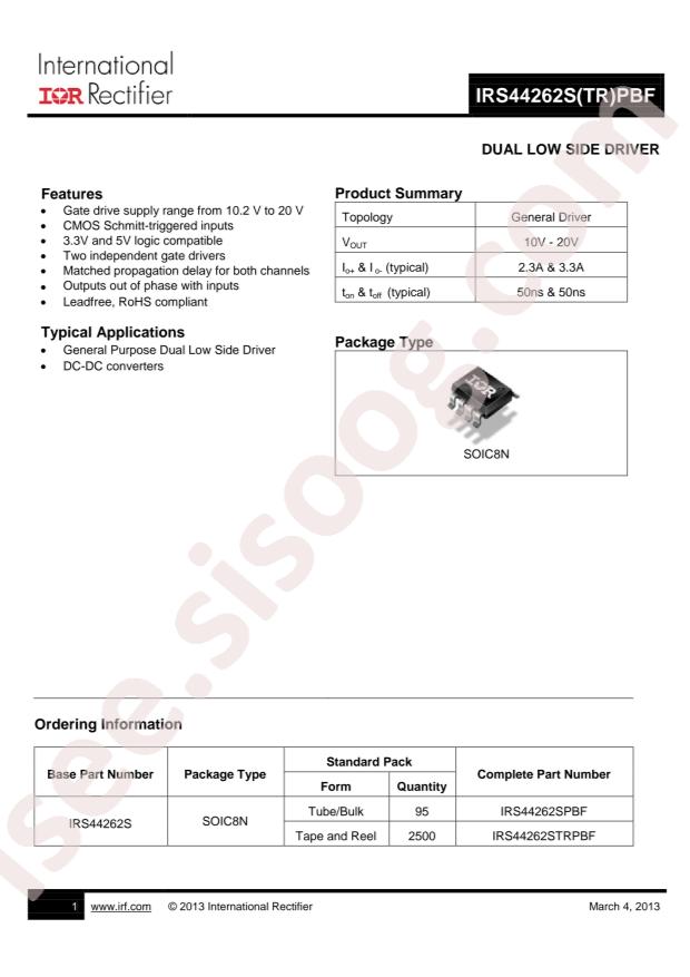 IRS44262SPBF