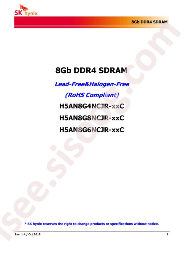 H5AN8G8NCJR-VKC
