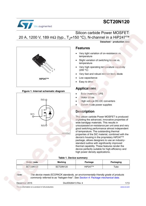 SCT20N120