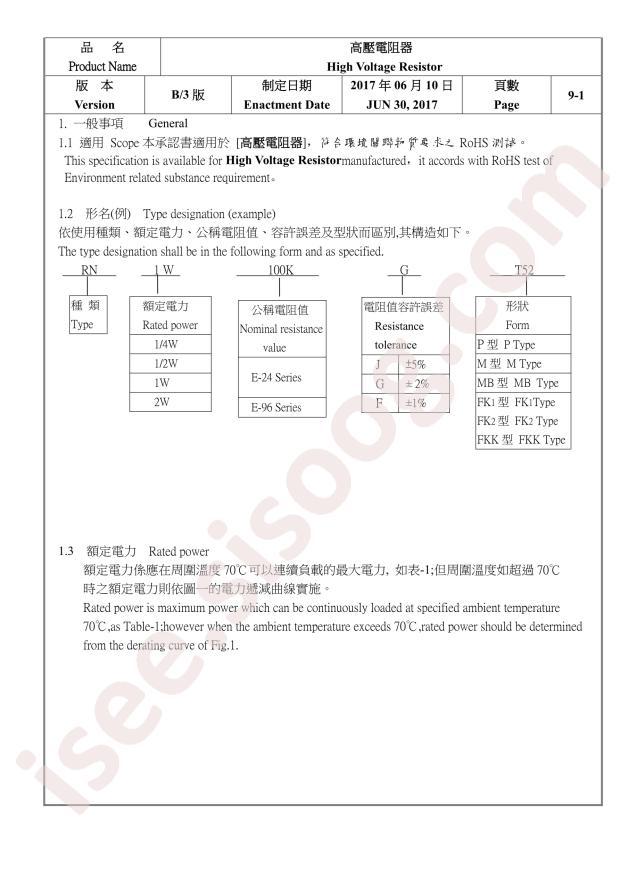 RN-1/2W-100Ω±5% T