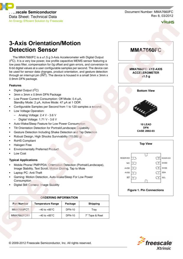 MMA7660FCR1