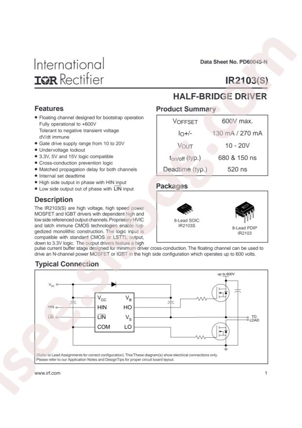 IR2103STRPBF
