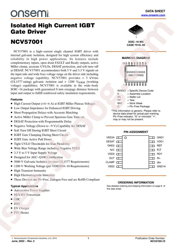 NCV57001DWR2G