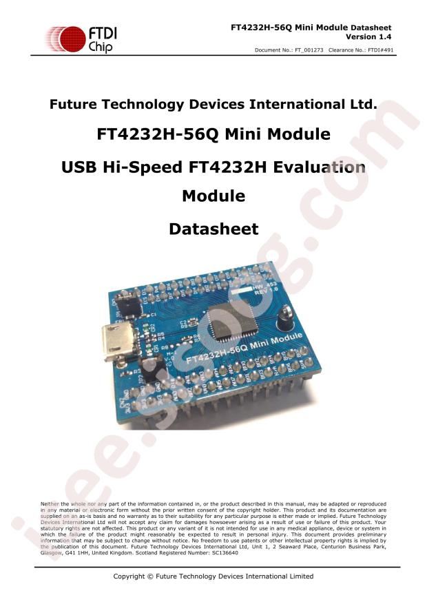 FT4232H-56Q MINI MDL