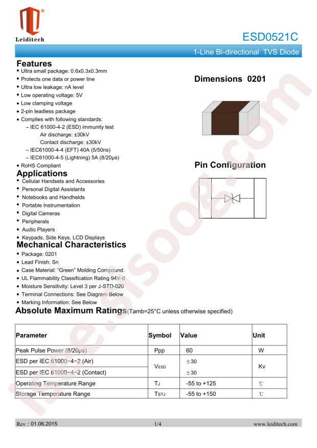 ESD0521C