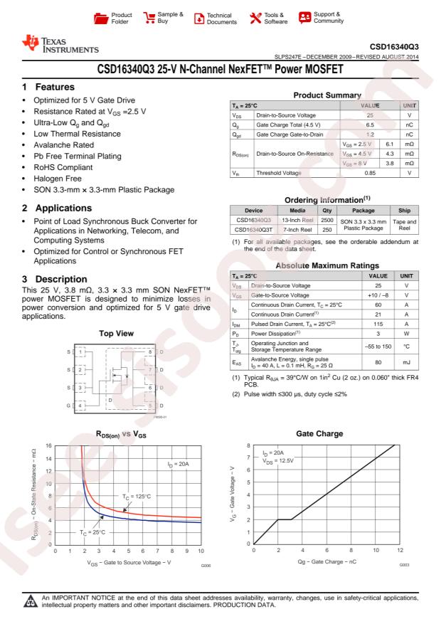 CSD16340Q3