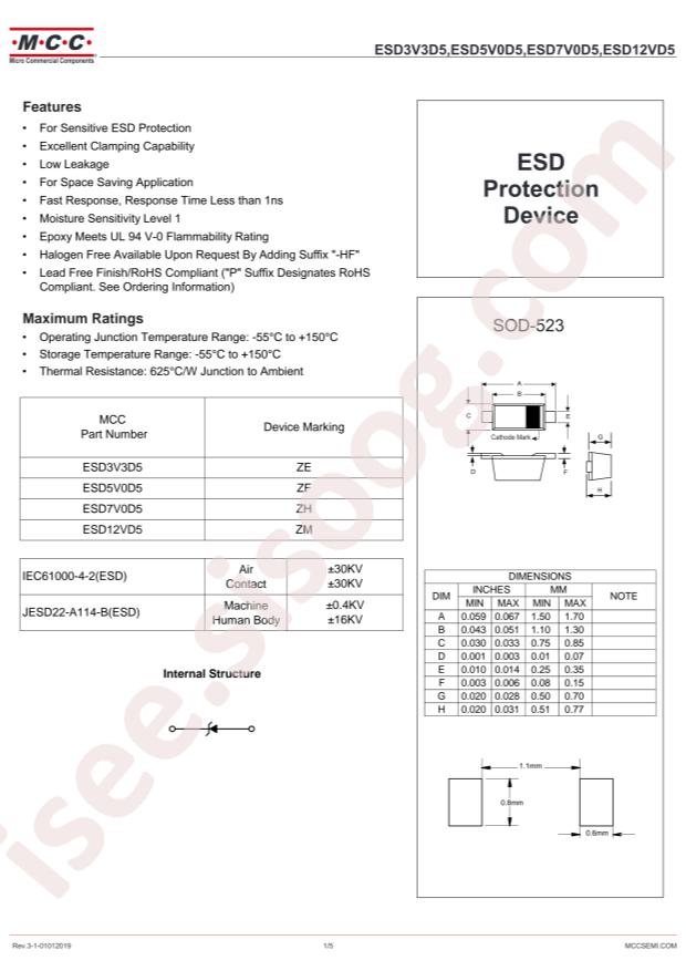 ESD3V3D5-TP
