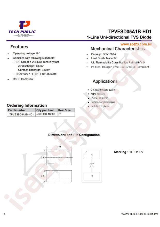 TPVESD05A1B-HD1