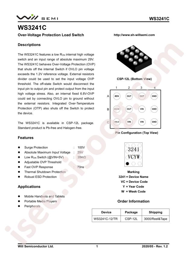 WS3241C-12/TR