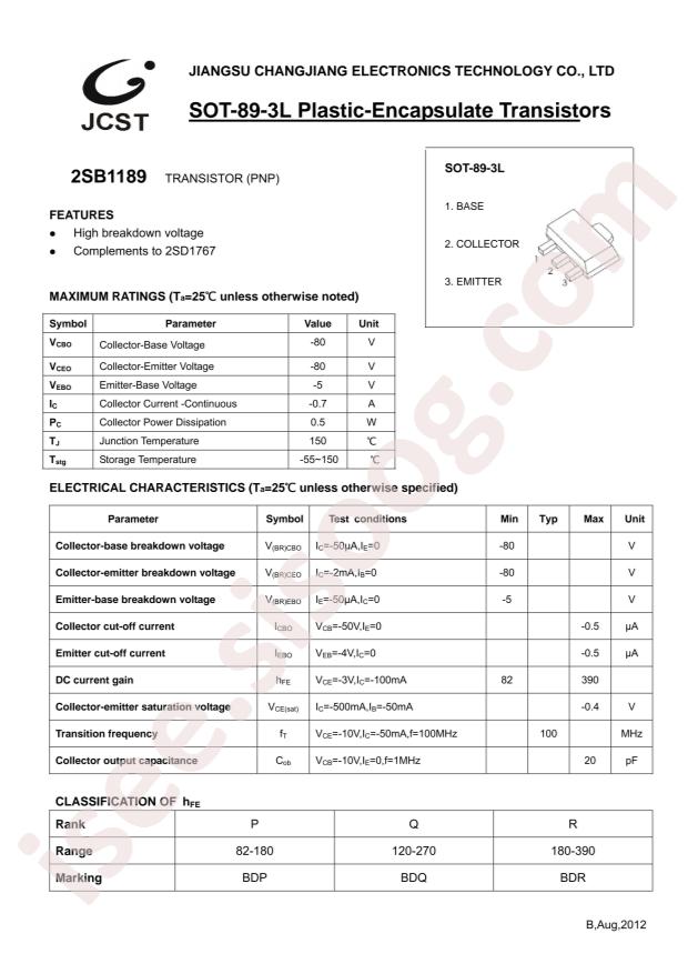 2SB1189