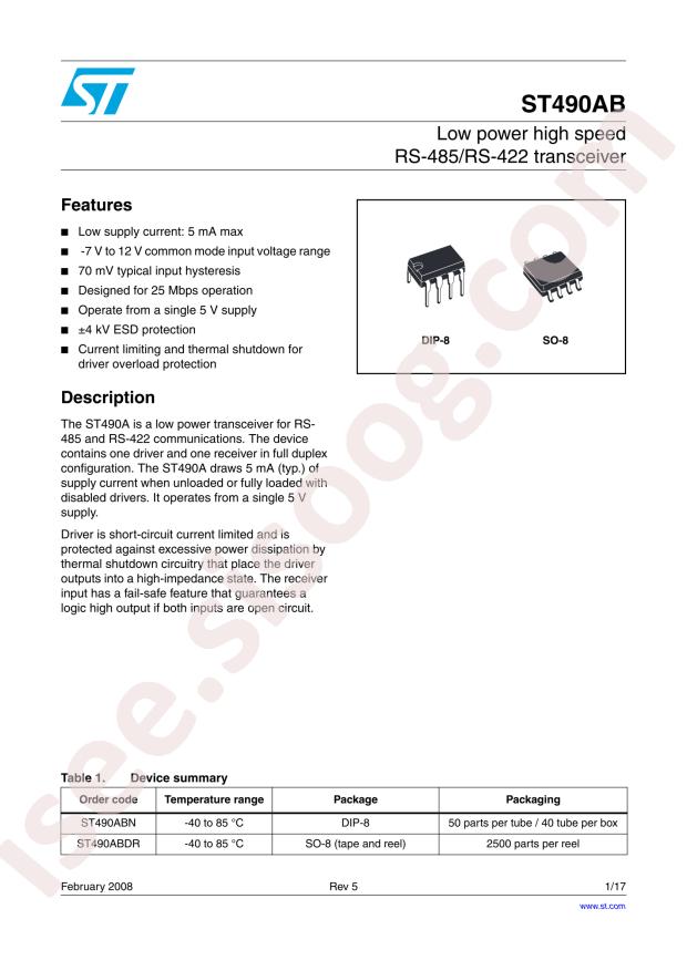 ST490ABDR
