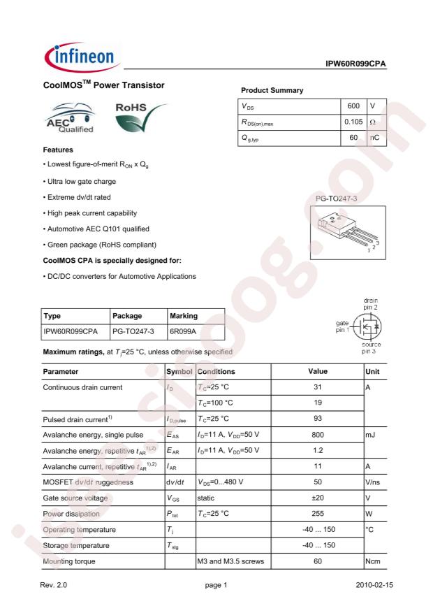 IPW60R099CPA