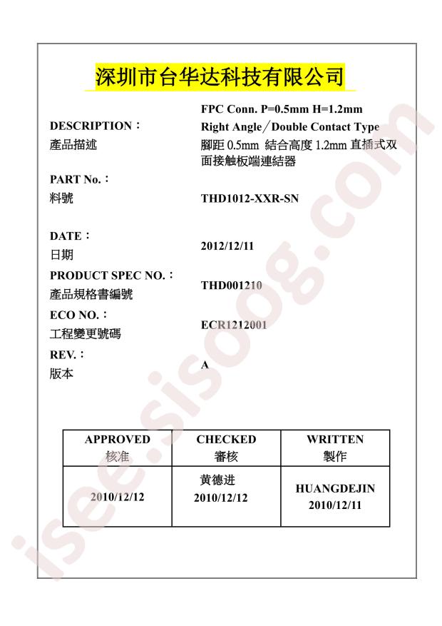 THD1012-10CL-SN
