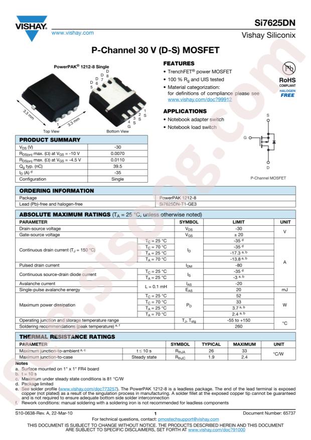 SI7625DN-T1-GE3