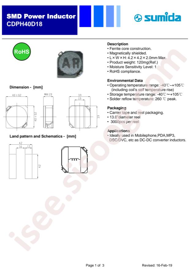 CDPH40D18NP-100MC